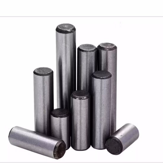 Spina zigrinata filettata a gradini con durezza personalizzata in acciaio inossidabile di precisione